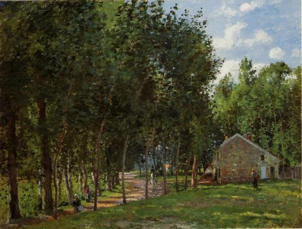 The House In The Forest by Camille Pissarro