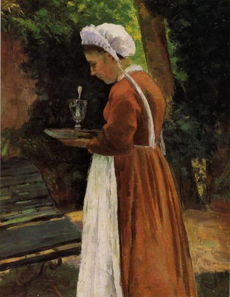 The Maidservant by Camille Pissarro Oil Painting Reproductions