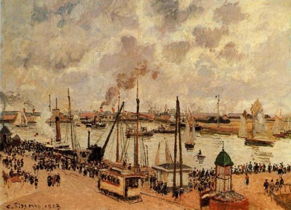The Port Of Le Havre by Camille Pissarro