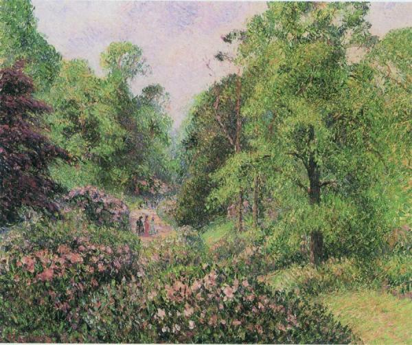 The Rhododendrons At Kew by Camille Pissarro Oil Painting Reproductions