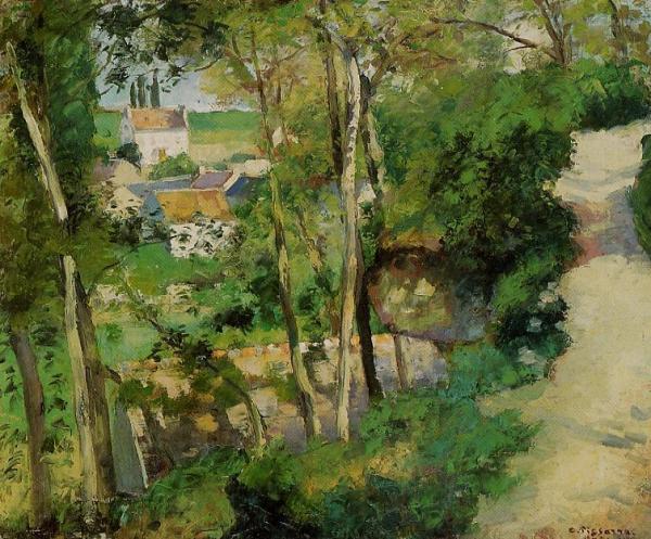 The Rising Path, Pontoise by Camille Pissarro