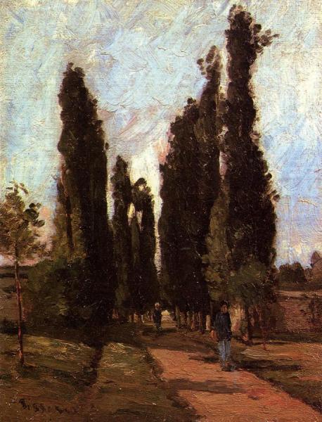 The Road by Camille Pissarro