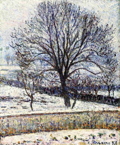The Thaw, Eragny by Camille Pissarro Oil Painting Reproductions