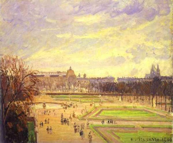 The Tuileries Gardens by Camille Pissarro