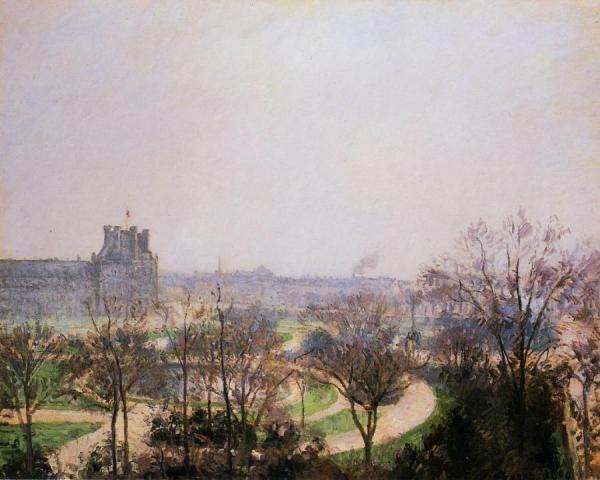 The Tuileries Gardens by Camille Pissarro