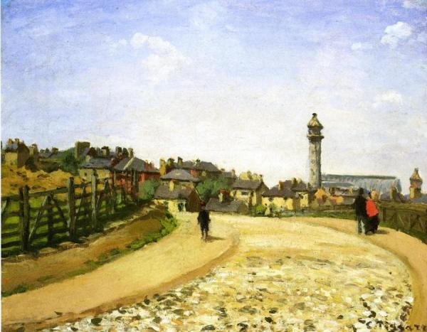 Upper Norwood, Crystal Palace, London by Camille Pissarro