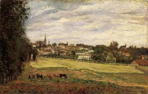View Of Marly-le-roi by Camille Pissarro