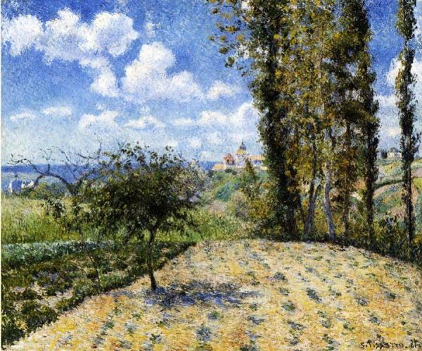 View Toward The Pontoise Prison by Camille Pissarro