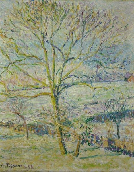 Walnut (tree) by Camille Pissarro Oil Painting Reproductions