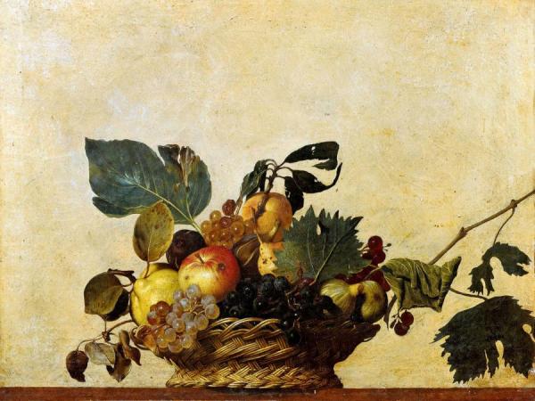 Basket Of Fruit by Caravaggio