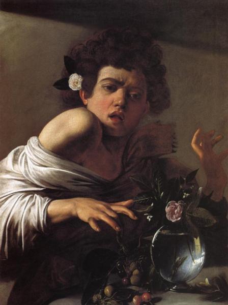Boy Bitten By A Lizard by Caravaggio