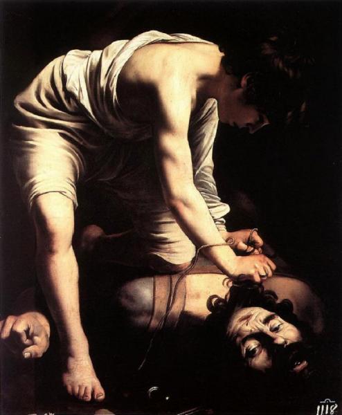 David With The Head Of Goliath by Caravaggio