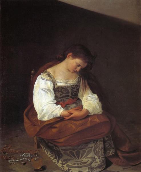 Penitent Magdalen by Caravaggio