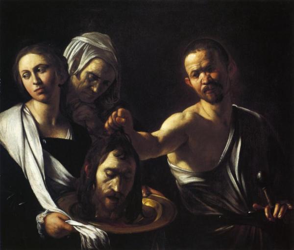 Salome With The Head Of St. John The Baptist by Caravaggio Oil Painting Reproductions