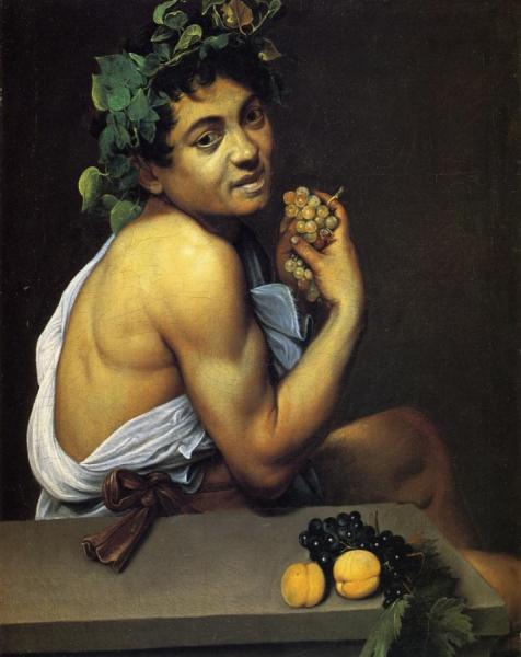 Self Portrait As Bacchus by Caravaggio