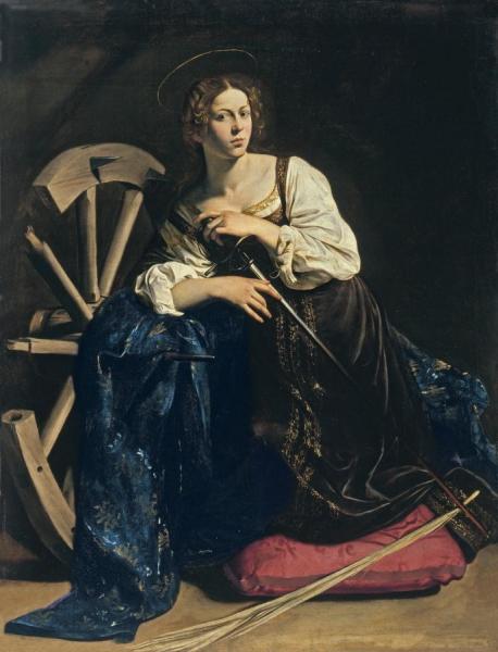 St. Catherine Of Alexandria by Caravaggio