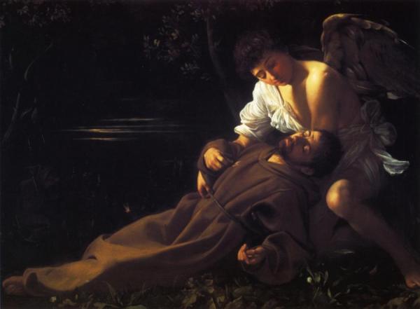 St Francis In Ecstasy by Caravaggio
