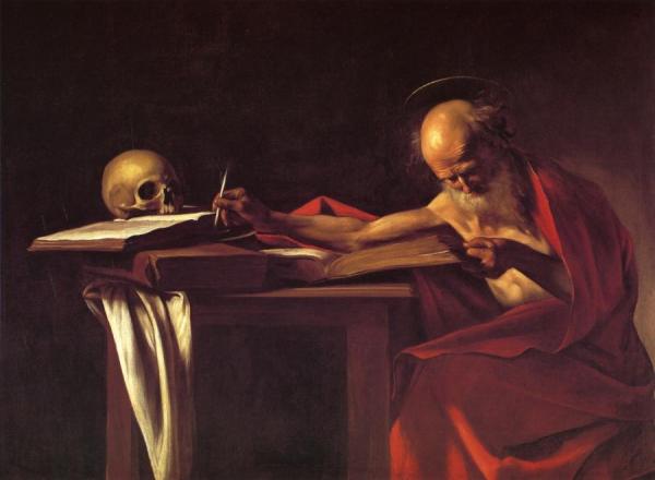 St Jerome by Caravaggio