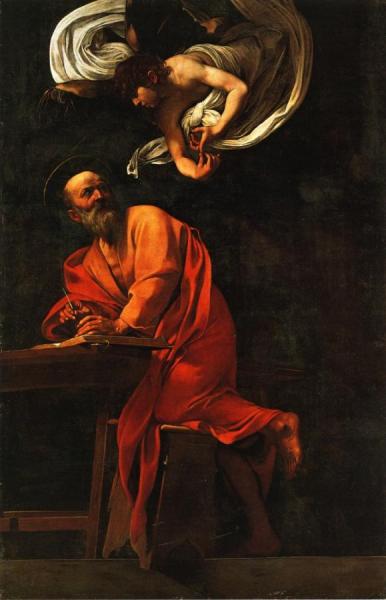 Caravaggio St. Matthew And The Angel