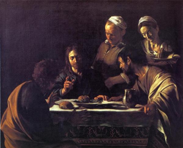 Supper At Emmaus by Caravaggio