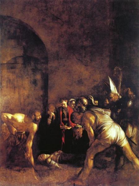 The Burial Of St. Lucy by Caravaggio
