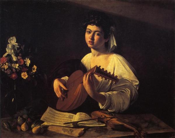 The Lute-player by Caravaggio