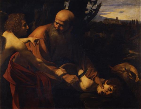 The Sacrifice Of Isaac by Caravaggio