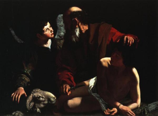 The Sacrifice Of Isaac by Caravaggio