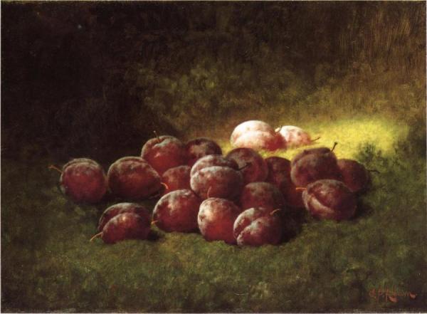 Purple Plums by Carducius Plantagenet Ream