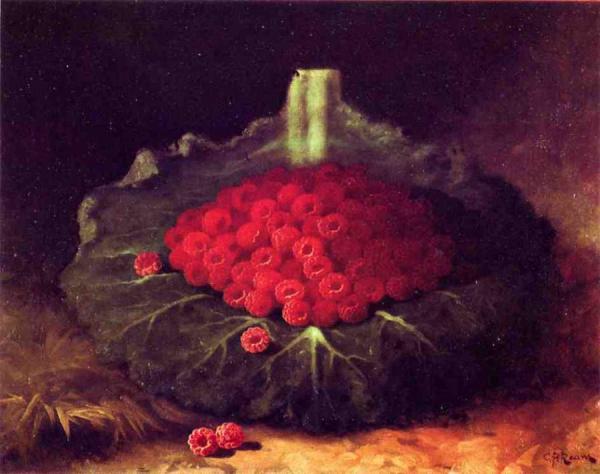 Raspberries by Carducius Plantagenet Ream