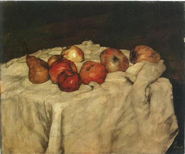 Apples And Pears by Carl Eduard Schuch Oil Painting Reproductions