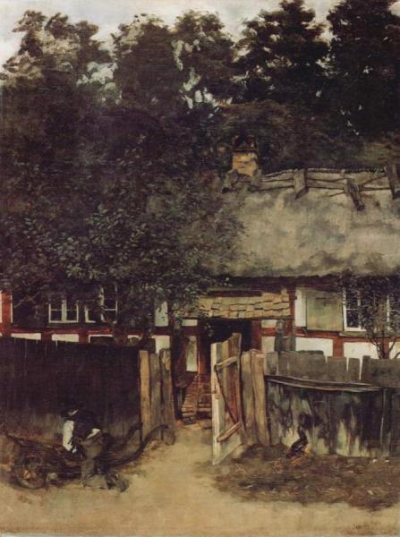 Farmhouse In Ferch Schwielowsee by Carl Eduard Schuch
