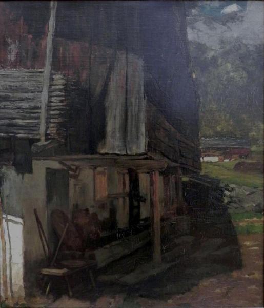 Farmhouse In Hintersee by Carl Eduard Schuch