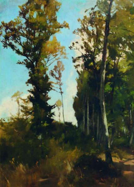 Forest Clearing In Purkersdorf by Carl Eduard Schuch Oil Painting Reproductions