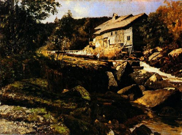 Mill Near Saut Du Doubs by Carl Eduard Schuch
