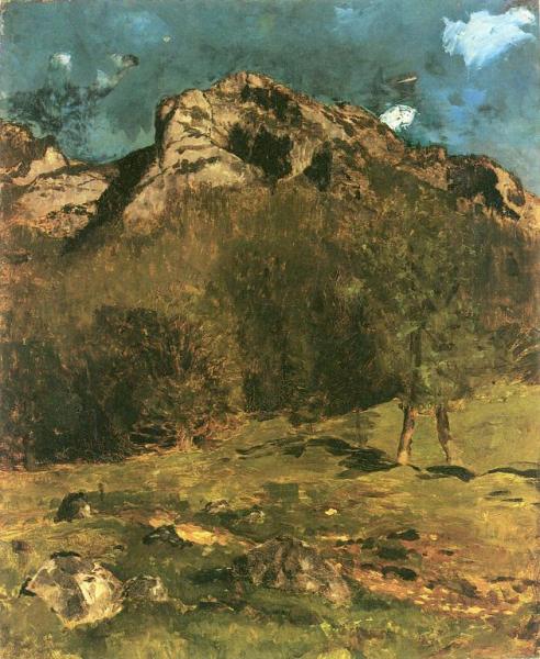 Mountain Landscape In South Tyrol by Carl Eduard Schuch