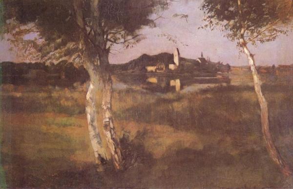 On Wessling Lake by Carl Eduard Schuch