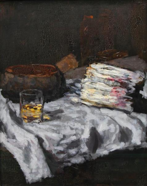 Still Life With Asparagus by Carl Eduard Schuch