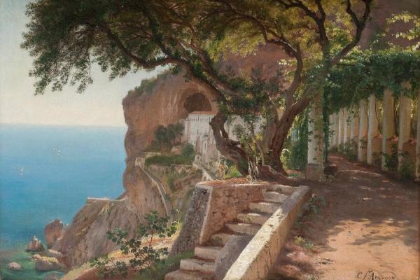 From The Coast Of Amalfi by Carl Frederik Peder Aagaard