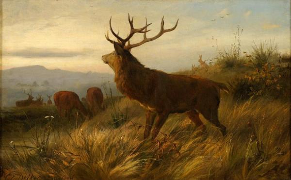 The Rival by Carl Friedrich Deiker