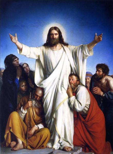 Christus Colsulator by Carl Heinrich Bloch Oil Painting Reproductions