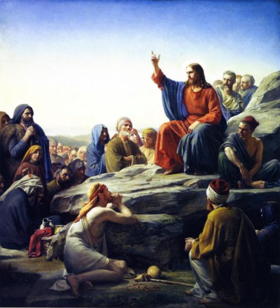 Sermon On The Mount by Carl Heinrich Bloch Oil Painting Reproductions