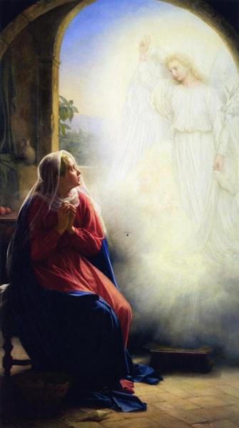 The Annunciation by Carl Heinrich Bloch Oil Painting Reproductions