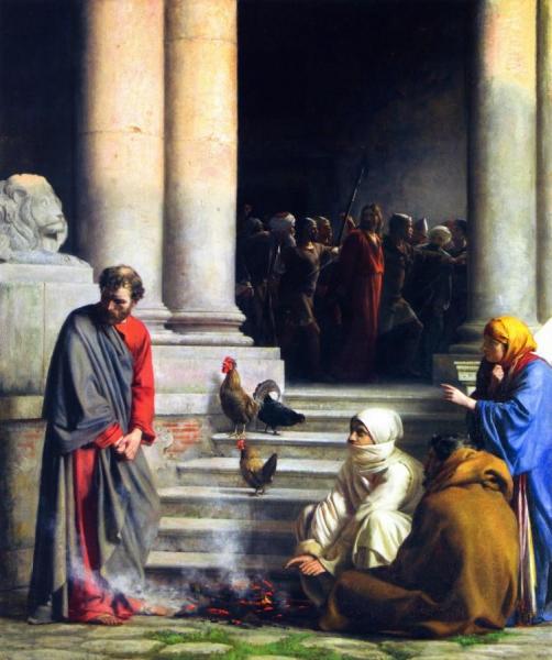 The Denial Of Peter by Carl Heinrich Bloch