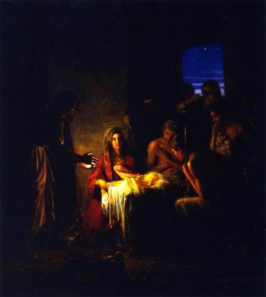 The Holy Night by Carl Heinrich Bloch