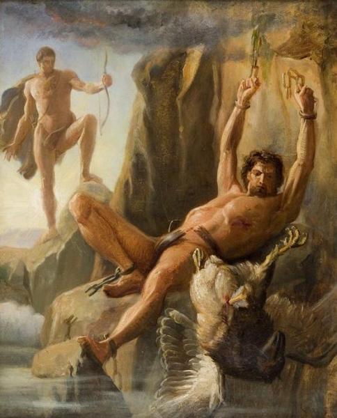 Carl Heinrich Bloch The Liberation Of Prometheus (preliminary Study)
