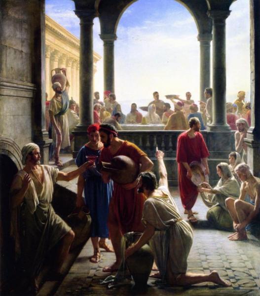 The Wedding At Cana by Carl Heinrich Bloch Oil Painting Reproductions