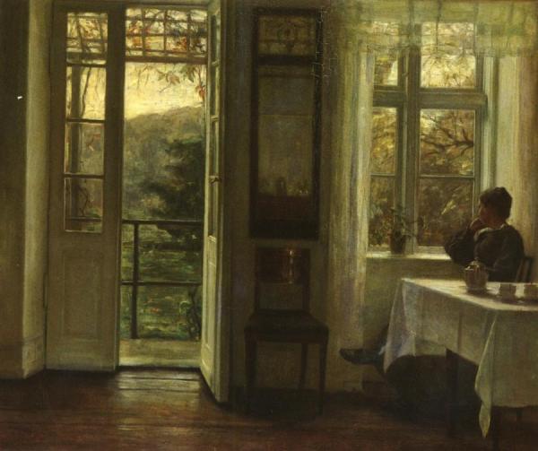 At The Window by Carl Holsoe