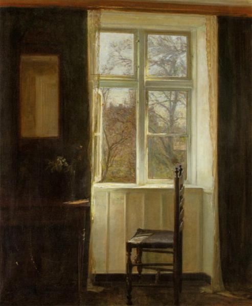 Open Window by Carl Holsoe Oil Painting Reproductions