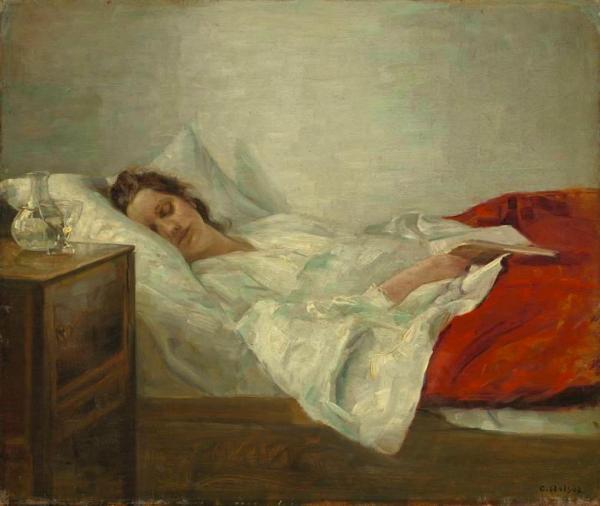 Carl Holsoe Sleeping Woman